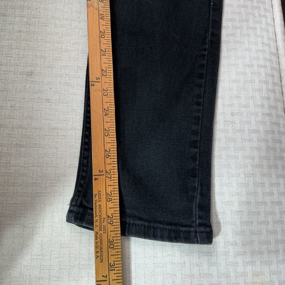 Levis 511 Mens Size W34 L32 Black Slim Fit Denim Jeans Original Riveted Label - Picture 9 of 10